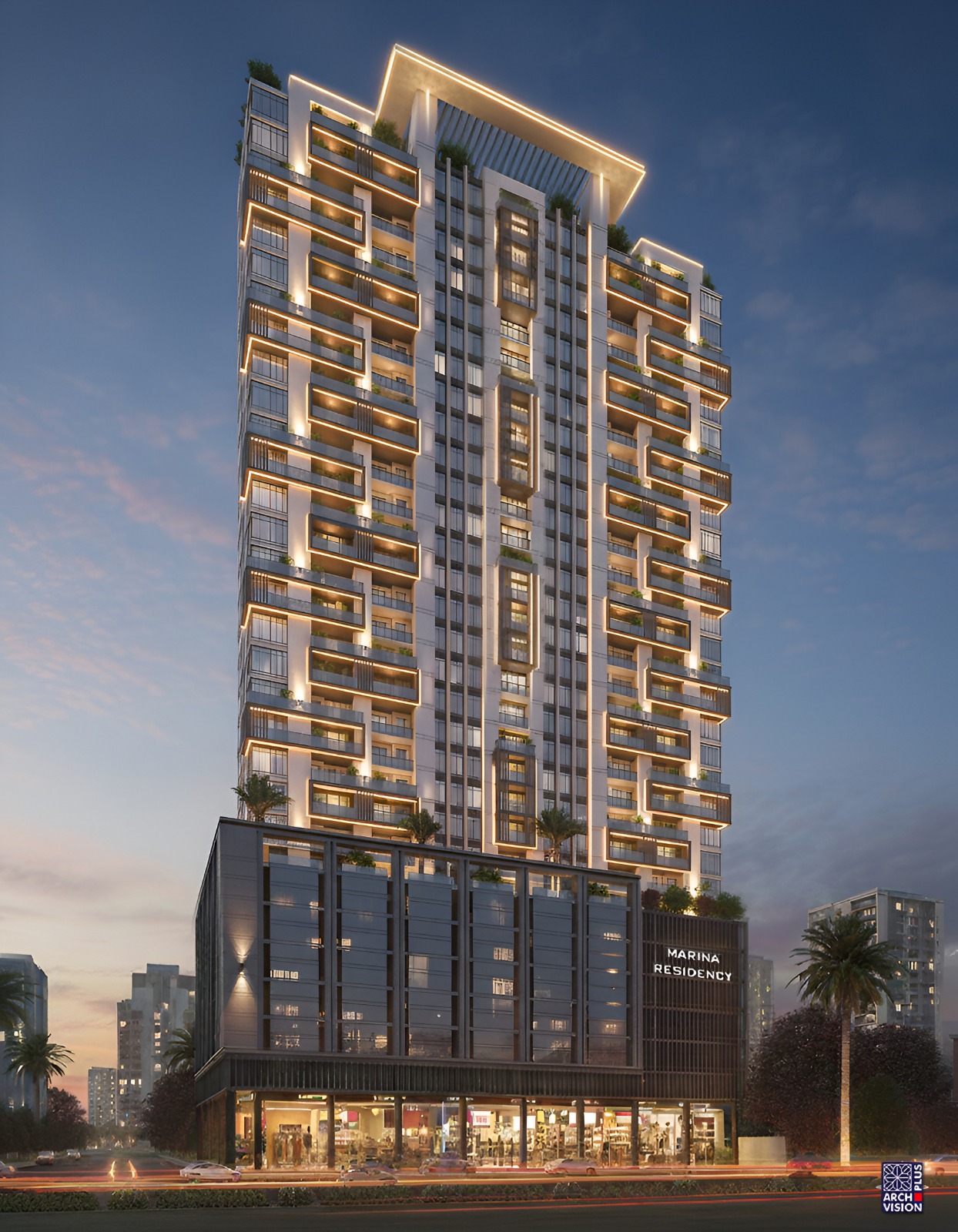Luxury apartments Marina Residency Civil Lines Karachi exterior view
